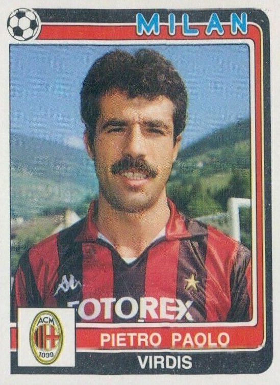 “I GRANDI BOMBER ITALIANI” STAGIONE 1986/87, PIETRO PAOLO VIRDIS